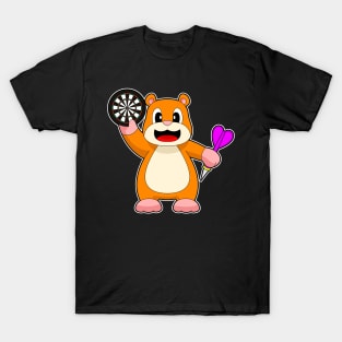 Hamster Darts Dartboard T-Shirt